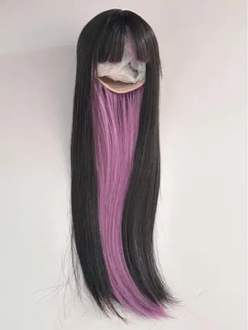 인형 가발 8~9인치 DD 블랙 퍼플