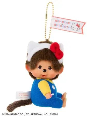 [새상품 미사용] 헬로키티 x 몽치치 얼굴 커진 SS 키체인 몽치치