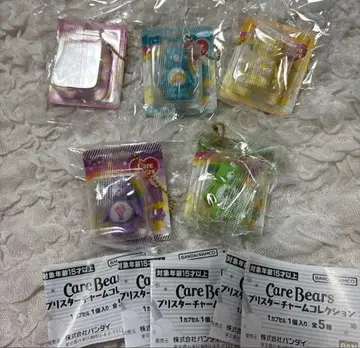 미개봉 새상품 케어베어 블리스터 참 컬렉션 전 5종 컴프 세트 익명