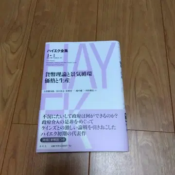 화폐 이론과 경기 순환 가격과 생산 하이에크 전집 1-1