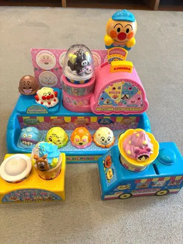 호빵맨 올려서 퐁! 아이스크림 가게