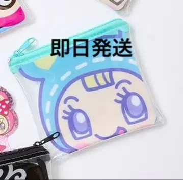 나루미야 해피파크 블루베리에짱 클리어 플랫 파우치