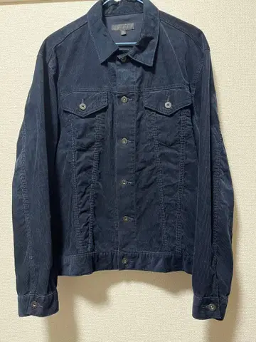 코듀로이 자켓 다크 블루 유니클로 XL 사이즈