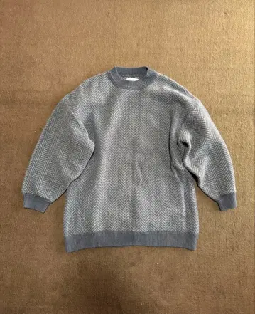 칼 폰 린네 그레이 니트 스웨터