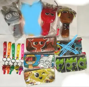 스플랜키 키링 스트랩 봉제 인형 펜 케이스 코인 케이스