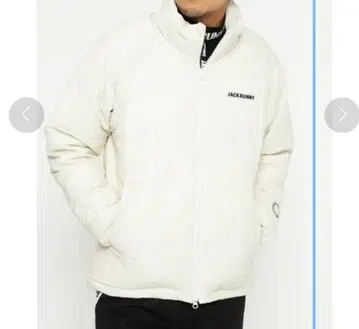 JACKBUNNY 다운 자켓 화이트 사이즈 3
