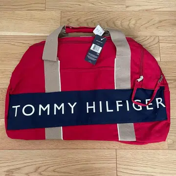 TOMMY HILFIGER 레드 보스턴 백