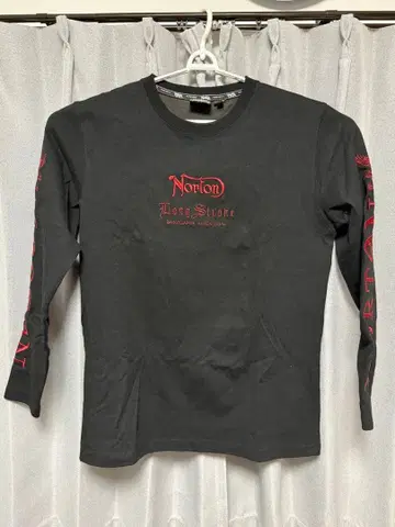 Norton 롱 슬리브 T셔츠 블랙