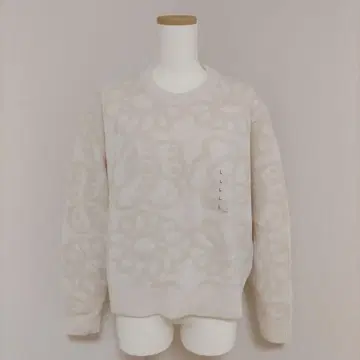 [미사용] UNIQLO x marimekko 꽃무늬 라무 크루넥 스웨터
