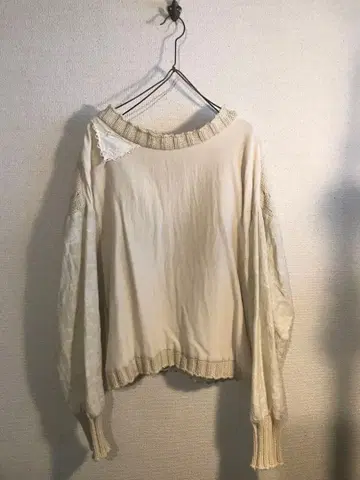 새상품급 gasa 앤티크 콜라주 니트