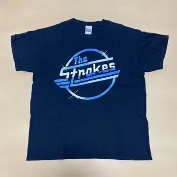 The Strokes 로고 T셔츠 네이비