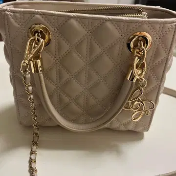 RANDA 퀼팅 숄더백 아이보리