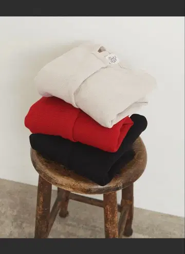 AMOSSA 밀라노 리브 퍼프 슬리브 가디건