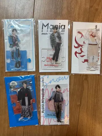 SnowMan 아크릴 스탠드 5점 세트 미야타테 료타