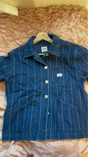 Lee 워크 자켓 스트라이프 데님 자켓