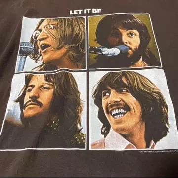 한정 가격 90s' let it be Beatles 티셔츠