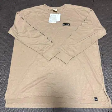 ROXY 베이지 긴팔 T셔츠 L