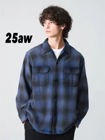 론 허먼 25AW 체크 셔츠 자켓