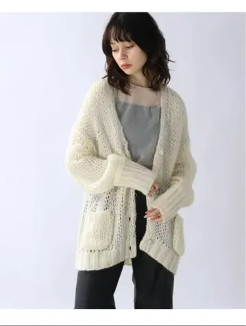 JEANASIS 지나시스 2G 모헤어 VCD 화이트