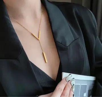 미사용 새상품 럭셔리 목걸이 골드 액세서리 고급스러움