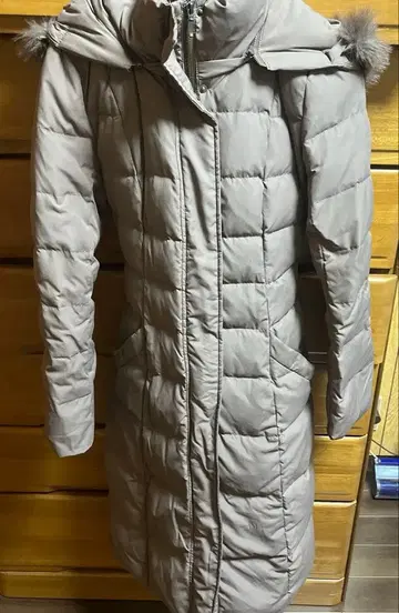 rienda M 사이즈 그레이 롱 다운 자켓