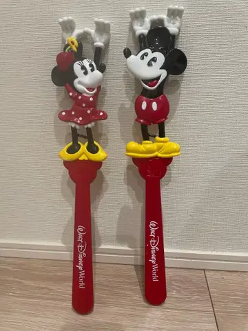 미국 USA 디즈니랜드 미키마우스 미니 마우스 등 긁는 도구 세트