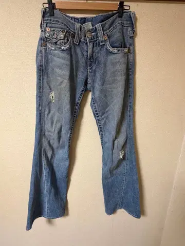 True Religion 부츠컷 데님 라이트 블루