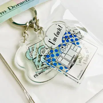 도라에몽 3단 아크릴 키링 따뜻한 눈 아크릴 키링 아크키링