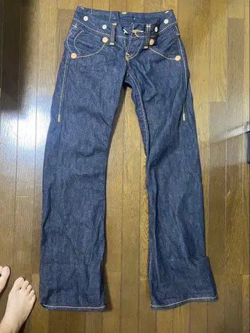 부츠컷 데님 23사이즈 다크 데님