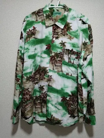 ATELIEROZ 빈티지 올 패턴 긴팔 셔츠 프리 사이즈