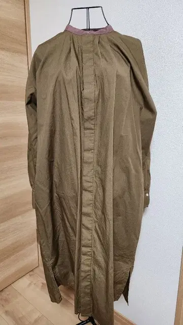 KELEN 브라운 코튼 원피스