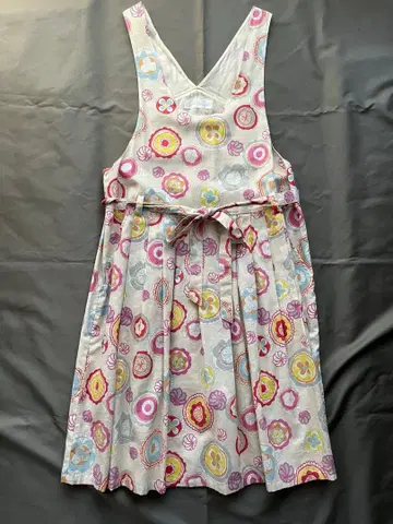 janemarple 타르트 패턴 에이프런 원피스