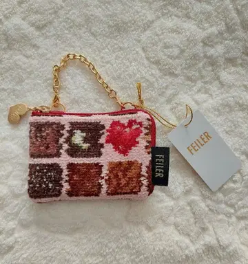 FEILER 코프레 드 쇼콜라 핑크 파우치