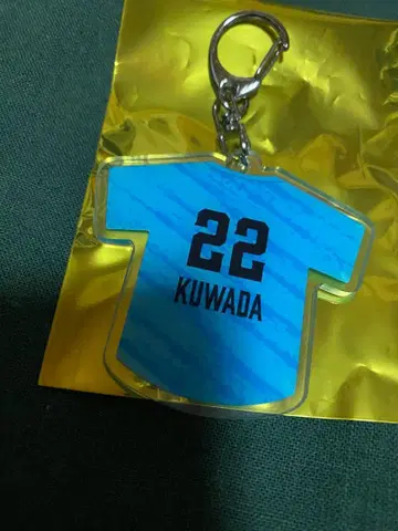 산토리 선바즈 유니키 라메 아크릴 키링 쿠와타 켄신