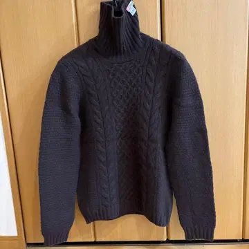 Drumohr (돌모어) 터틀넥 니트 48 다크 브라운