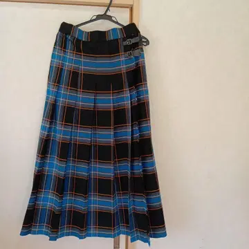 새상품 niko and - 니코앤드 체크 트윌 퀼트 스커트 M