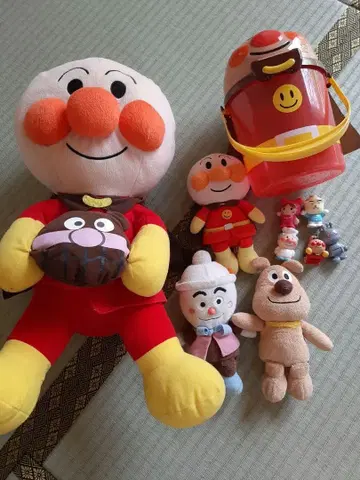 호빵맨 봉제 인형 피규어 세트