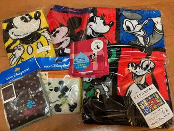 도쿄 디즈니 리조트 캐릭터 타월 6세트