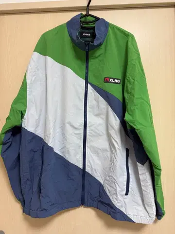 XLARGE 나일론 자켓 XL 그린/화이트/네이비