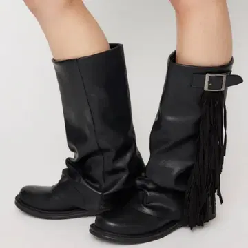 [ 새상품 ] LAGUA GEM FRINGE POINT 부츠