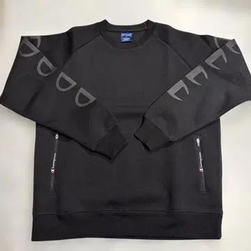 Champion 블랙 맨투맨 트레이닝복 M