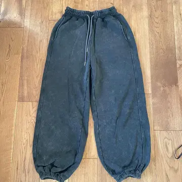 [ S ] 워시 그레이 스웨트 팬츠