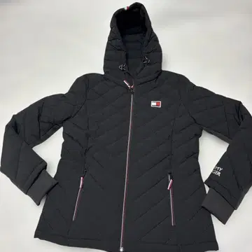 TOMMY HILFIGER 블랙 퀼팅 자켓