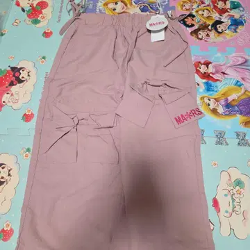 MA*RS 리본 디자인 캐주얼 팬츠 핑크