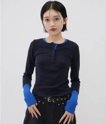 Enewd nina half button tops