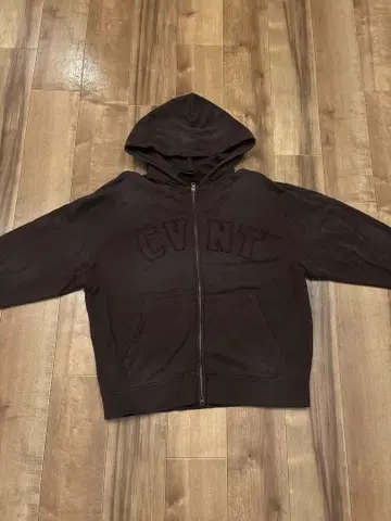 Covernat 지퍼 후드 후드티