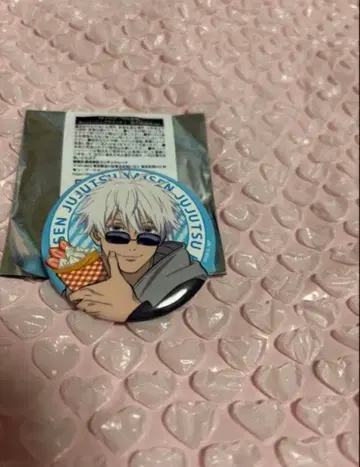 주술회전 코스모월드 캔뱃지 밤의 놀이공원 고죠 사토루 코스모