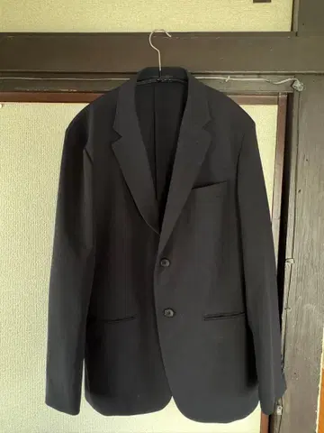 유니클로 네이비 감동 자켓 M