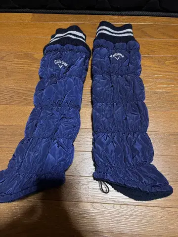 Callaway 퀼팅 레그 워머 네이비