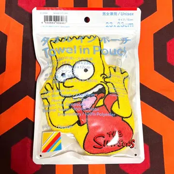 미사용 The Simpsons 훼미리마트 타월인 파우치 심슨